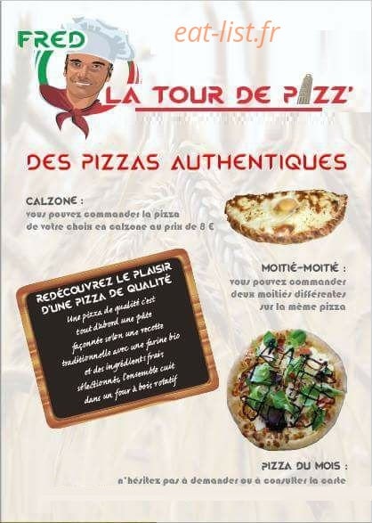 Fred La Tour de Pizz' — carte page 1