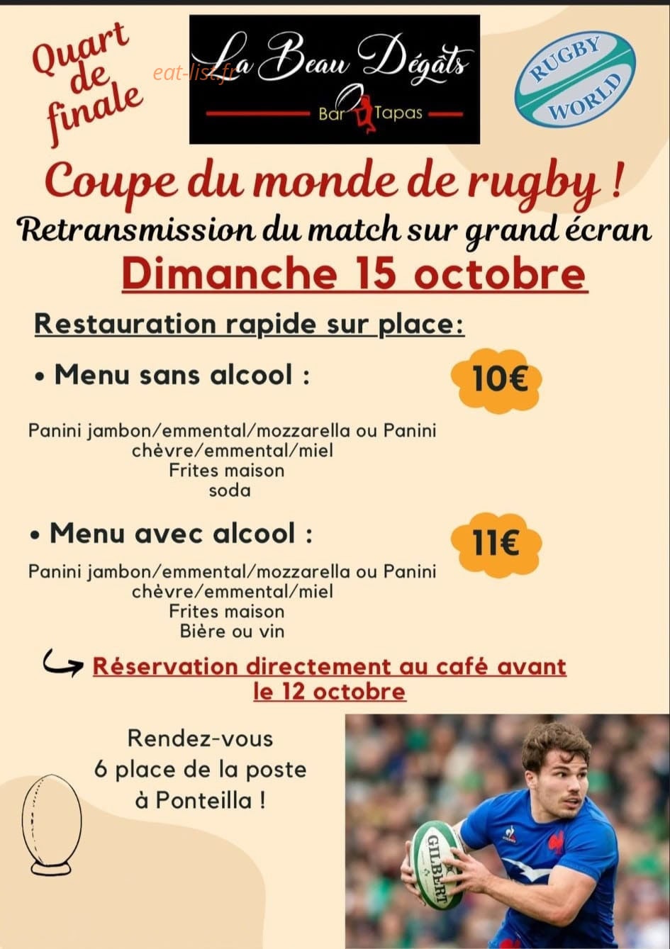 La Beau Dégâts — carte page 1
