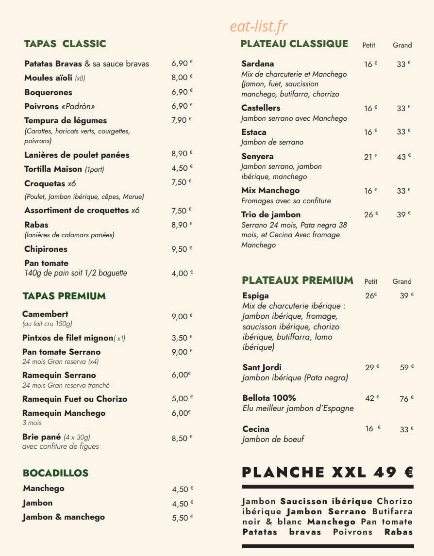 La casa ibérique — carte page 2