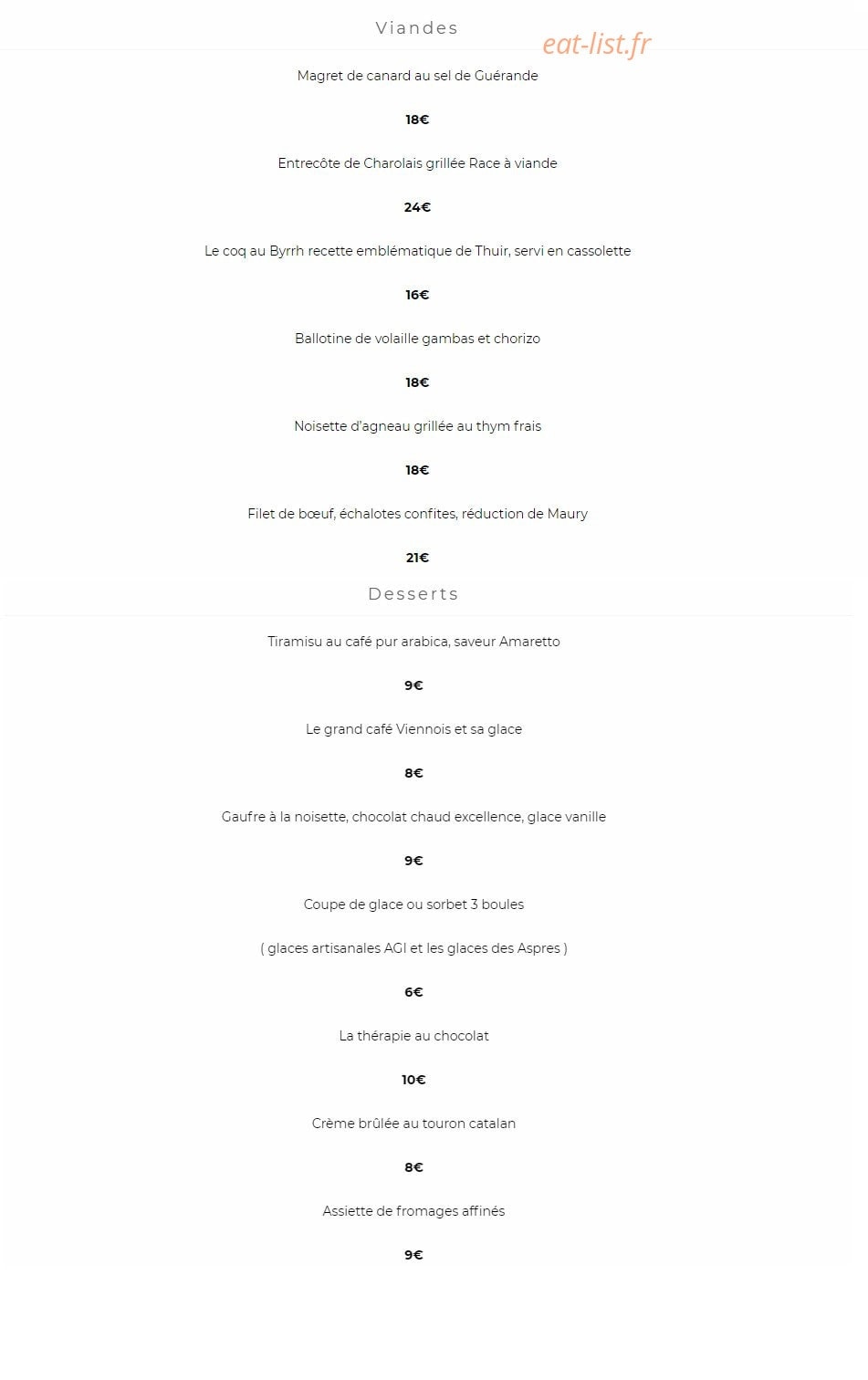 Le patio catalan — carte page 3