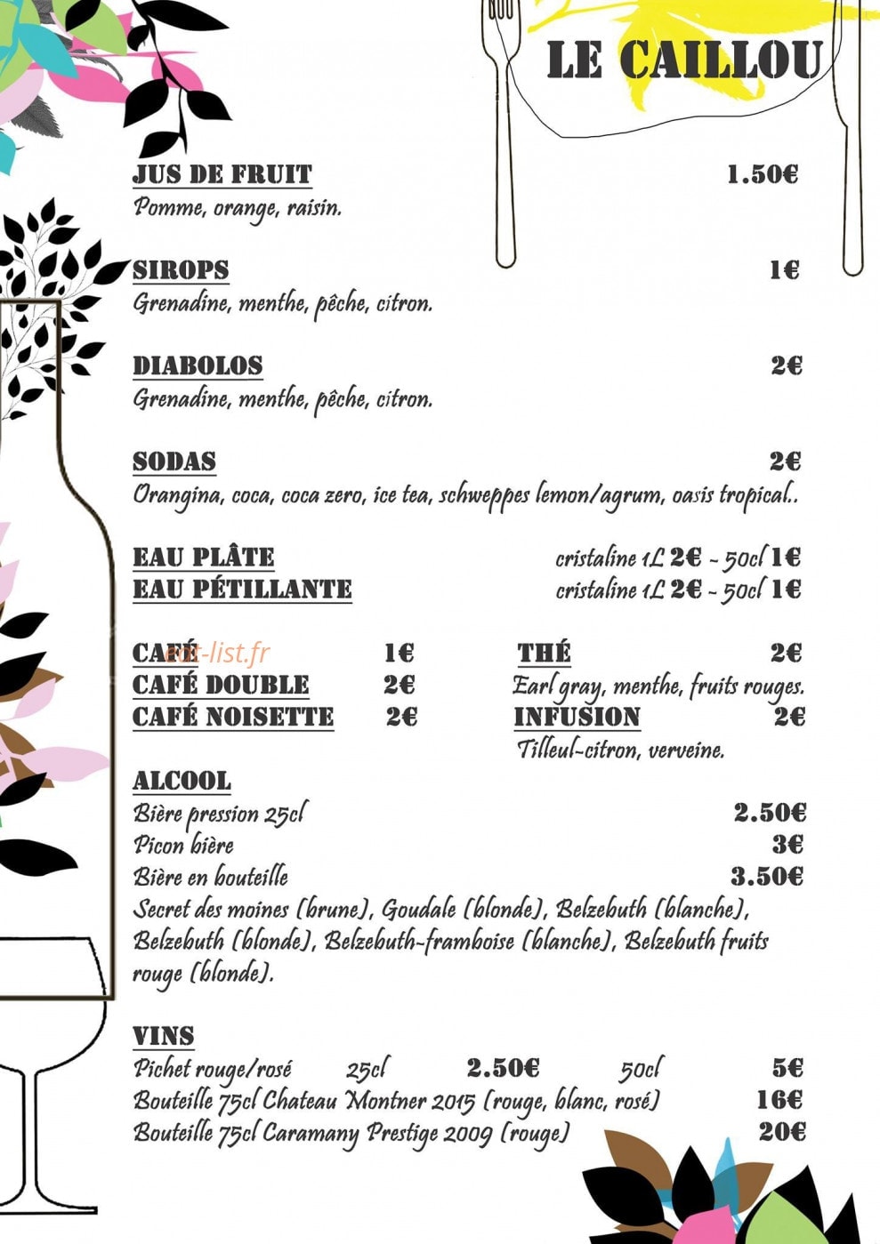Le Caillou — carte page 2