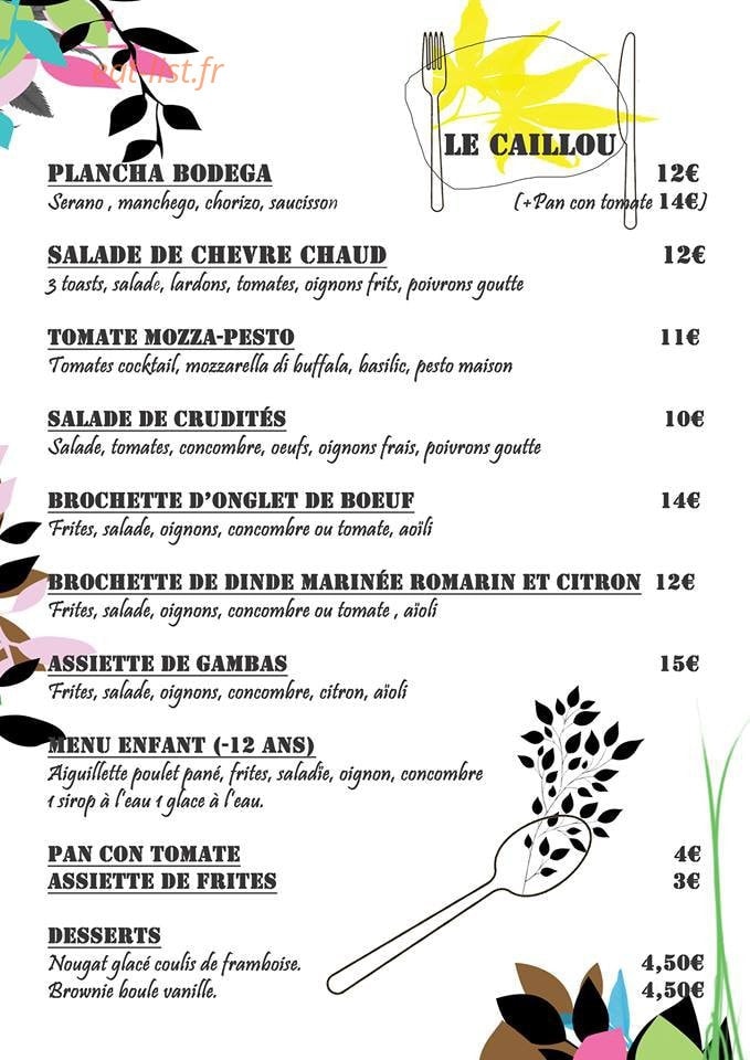 Le Caillou — carte page 1