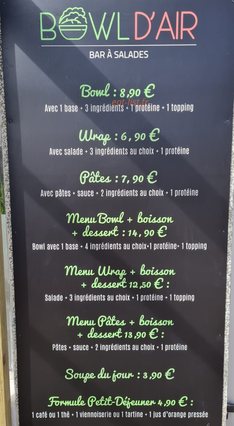 Bowl d’Air — carte page 1