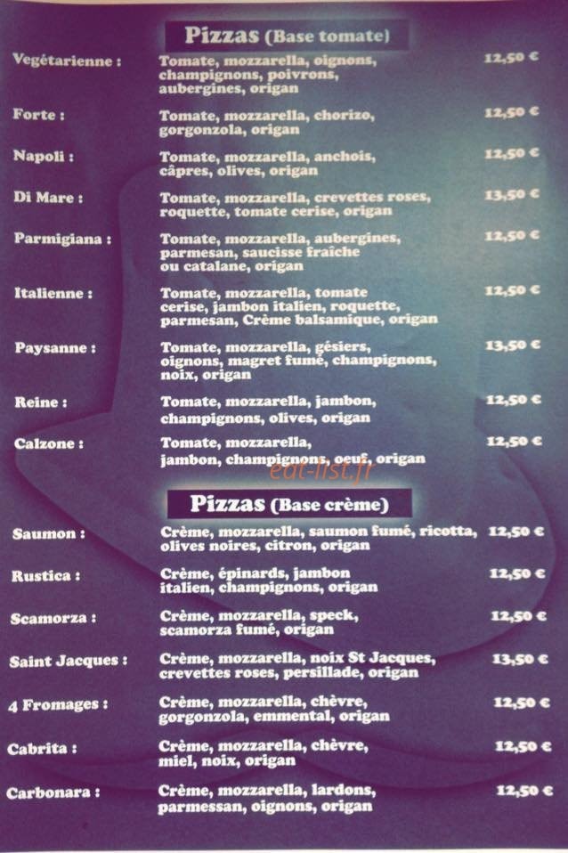 Brasserie moustach' — carte page 1