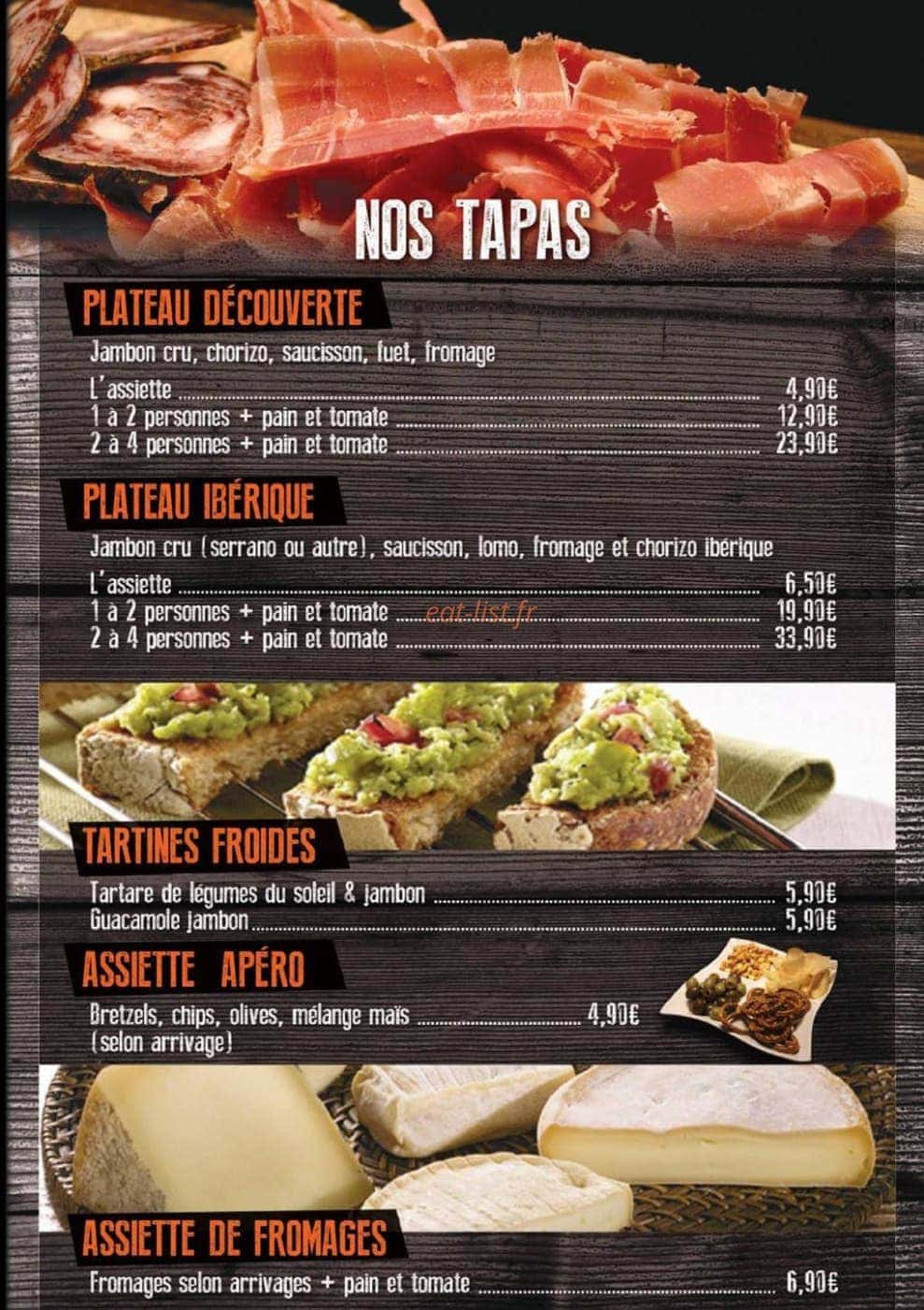 O'Pub — carte page 2