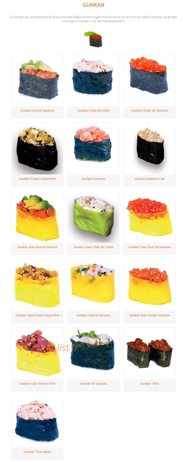 Sushi Sakura Perpignan sud — carte page 12