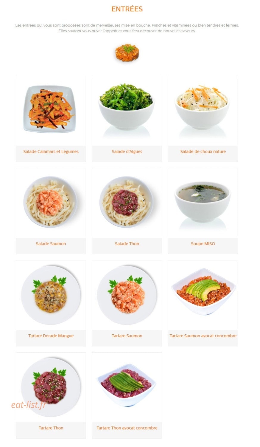 Sushi Sakura Perpignan sud — carte page 11