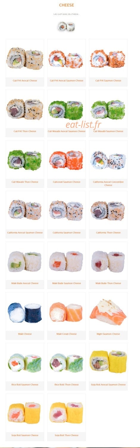 Sushi Sakura Perpignan sud — carte page 7