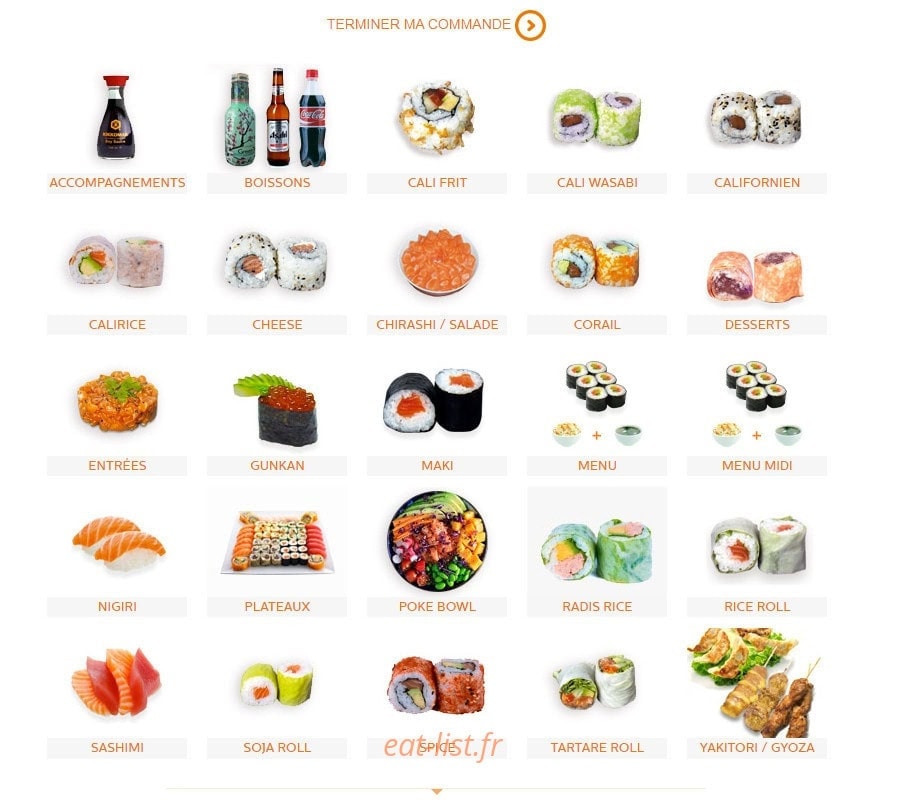 Sushi Sakura Perpignan sud — carte page 2
