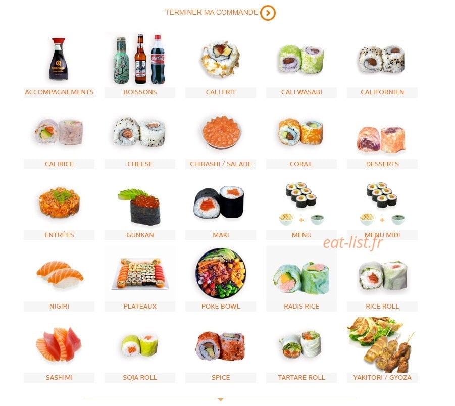 Sushi Sakura Perpignan sud — carte page 1