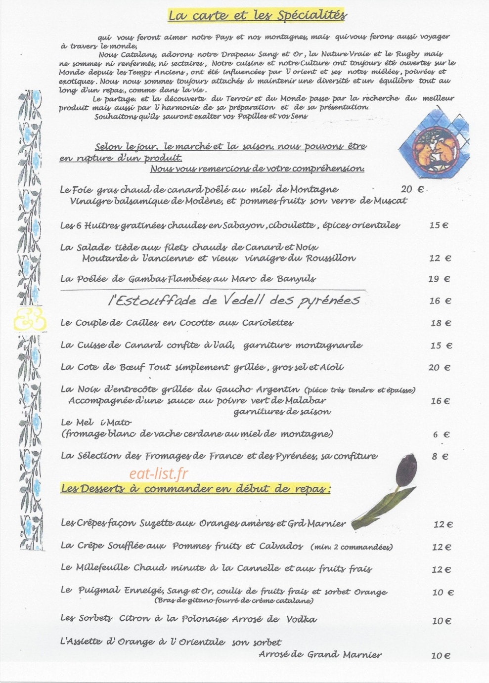 Les Ecureuils — carte page 3