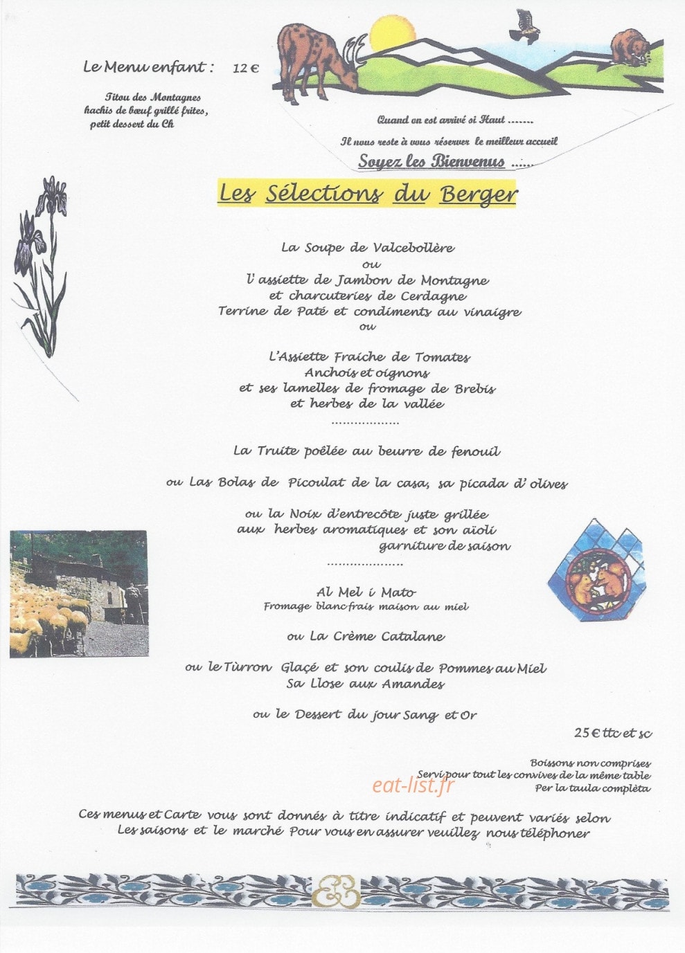 Les Ecureuils — carte page 1