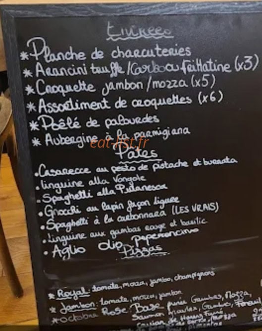 Chez Luc Familia — carte page 2