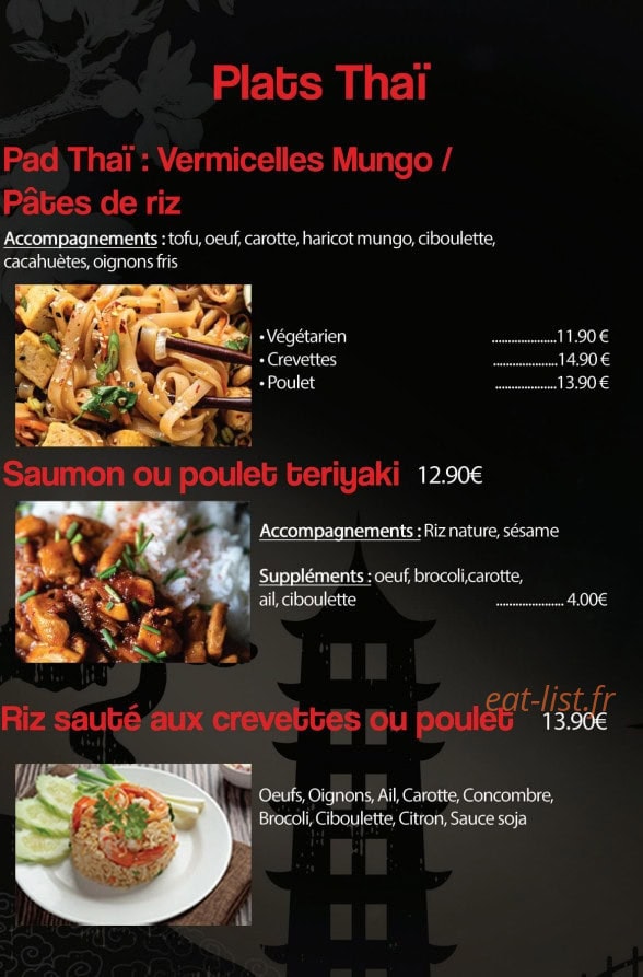 SabaiDee Sushi — carte page 11