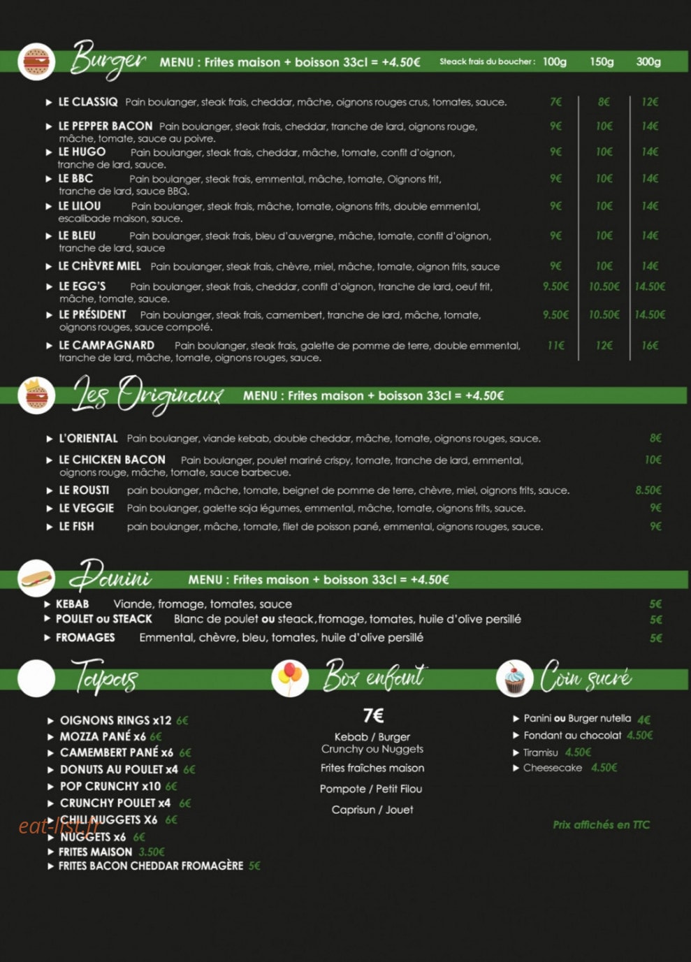 Thirty One 31 — carte page 1
