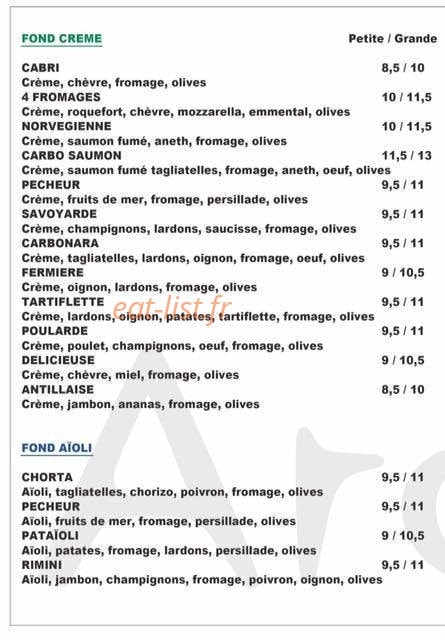 La Piazza — carte page 2