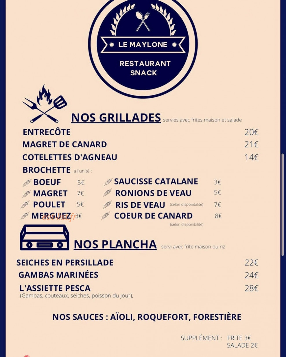 Le Maylone — carte page 3