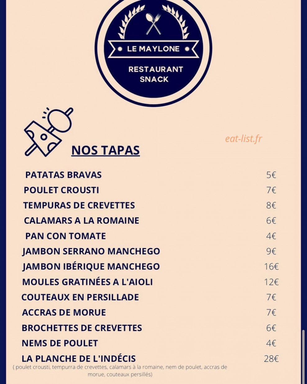 Le Maylone — carte page 4