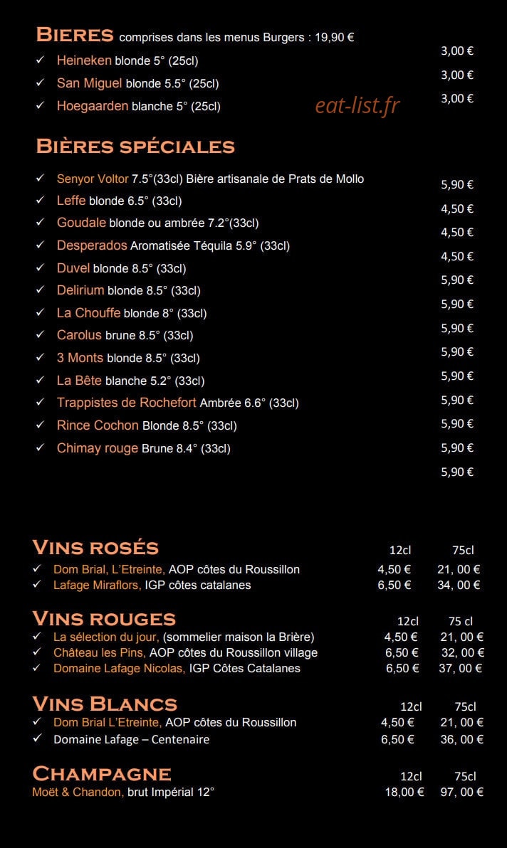 L'Etape fast good — carte page 5