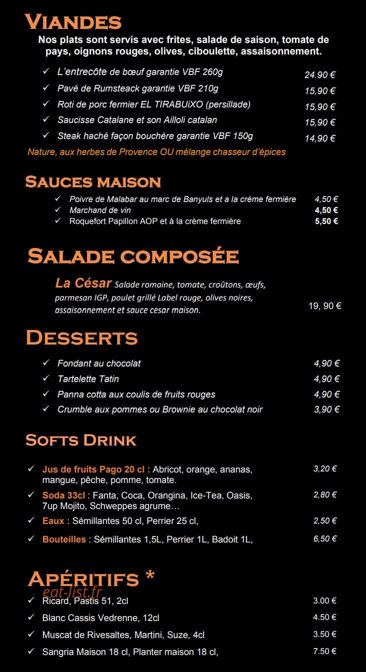 L'Etape fast good — carte page 3