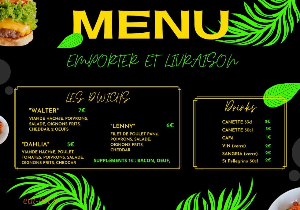 Le Caprice — carte page 2