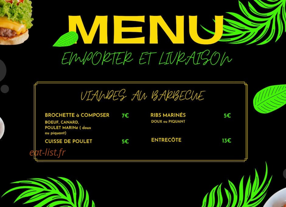 Le Caprice — carte page 3