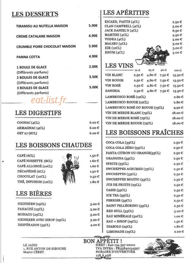 Le Jadis — carte page 2