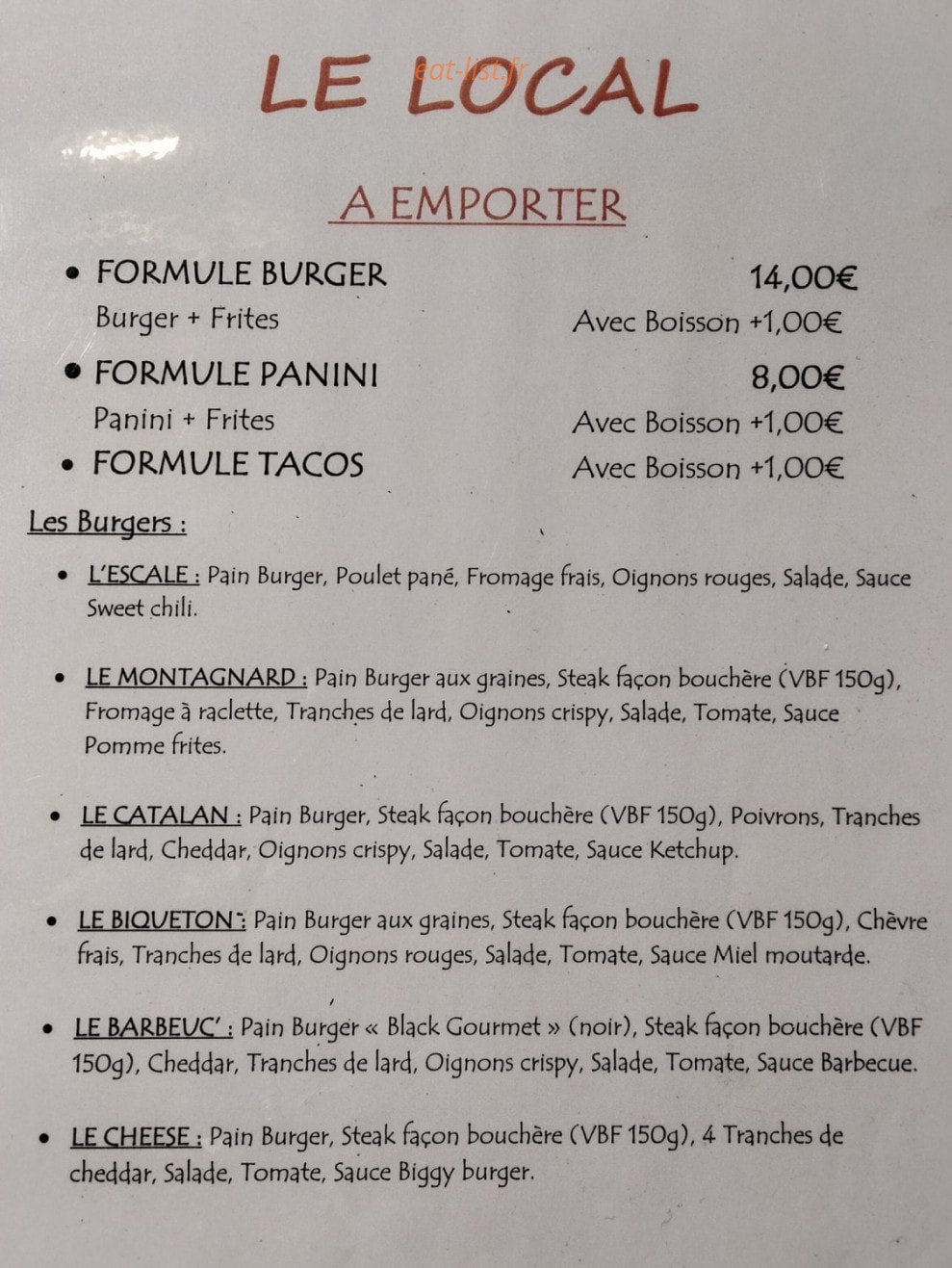 Le local — carte page 2