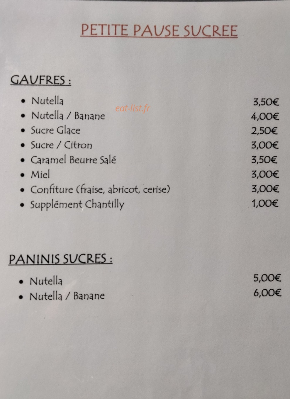 Le local — carte page 3
