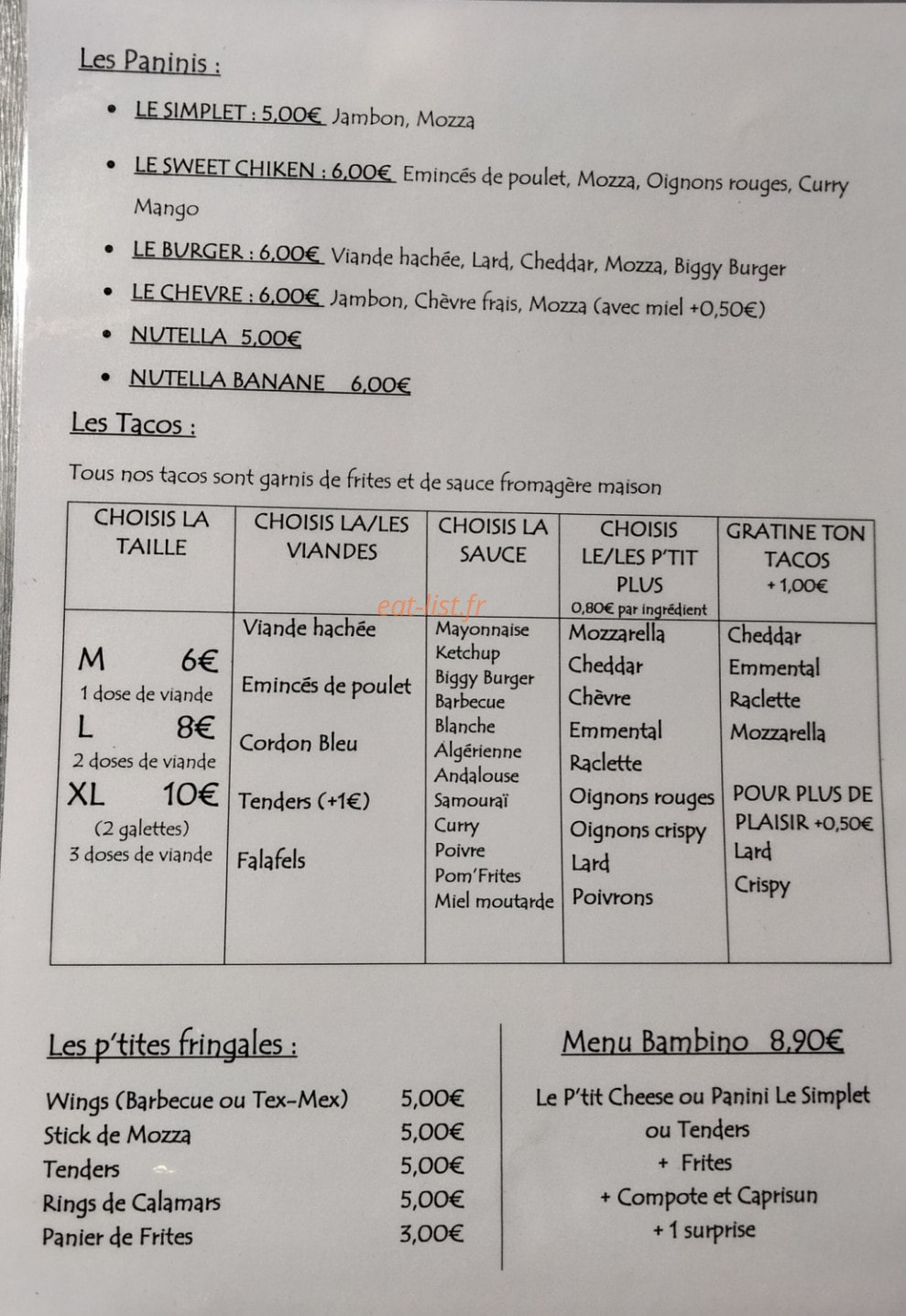 Le local — carte page 4