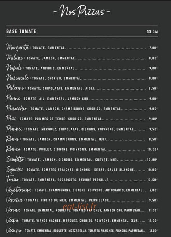 La Vespa — carte page 2