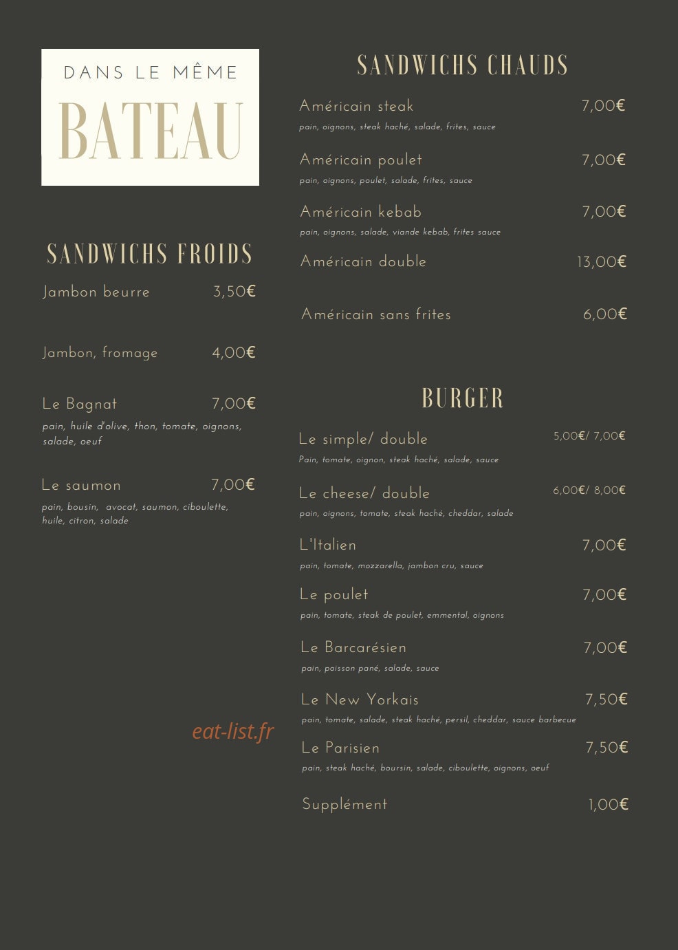 Dans le même bateau — carte page 3