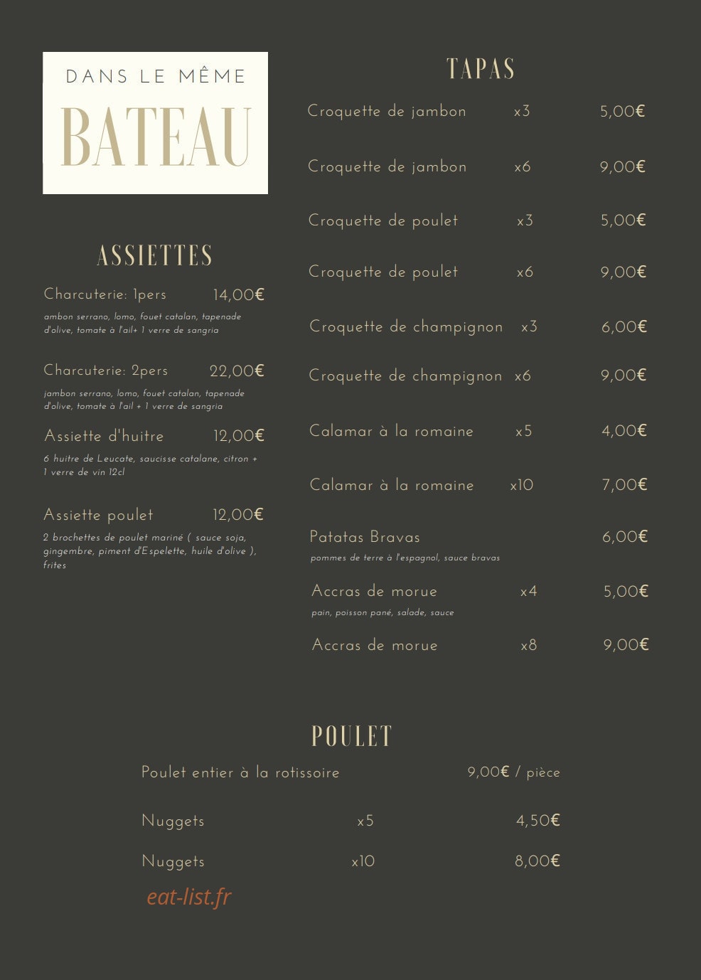 Dans le même bateau — carte page 4