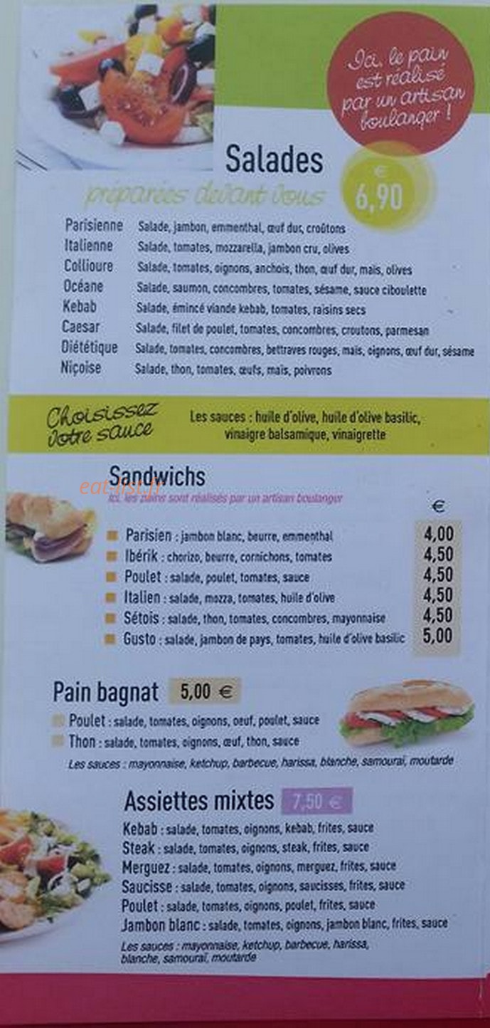 Gusto — carte page 5