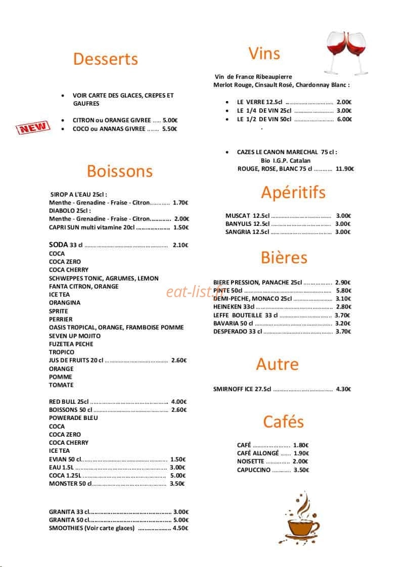 L'Oasis — carte page 6