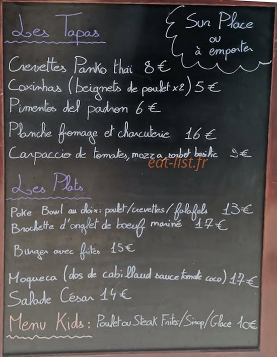 La Playa — carte page 1