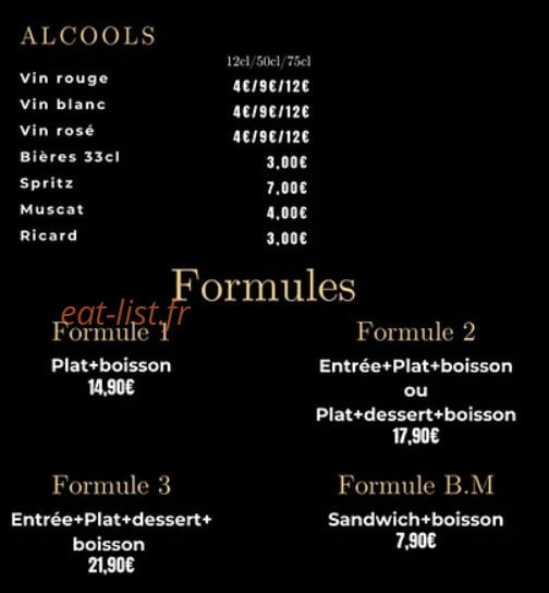 Le Maï Thaï — carte page 2