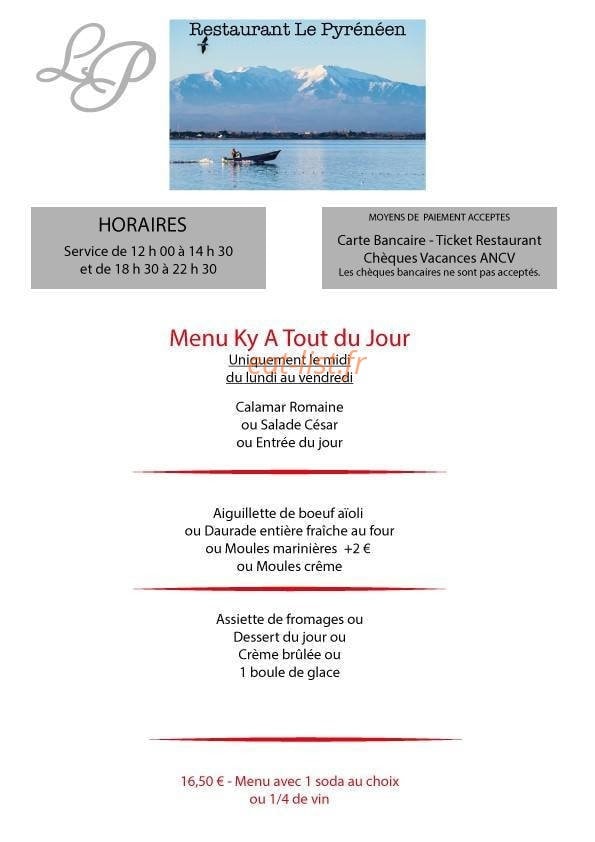 Le Pyrénéen — carte page 1