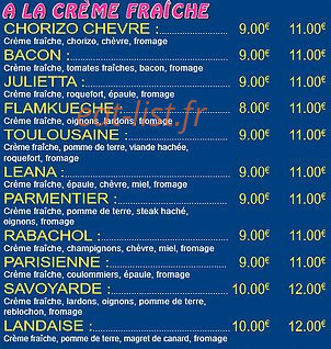 Pizza Tic Tac — carte page 12