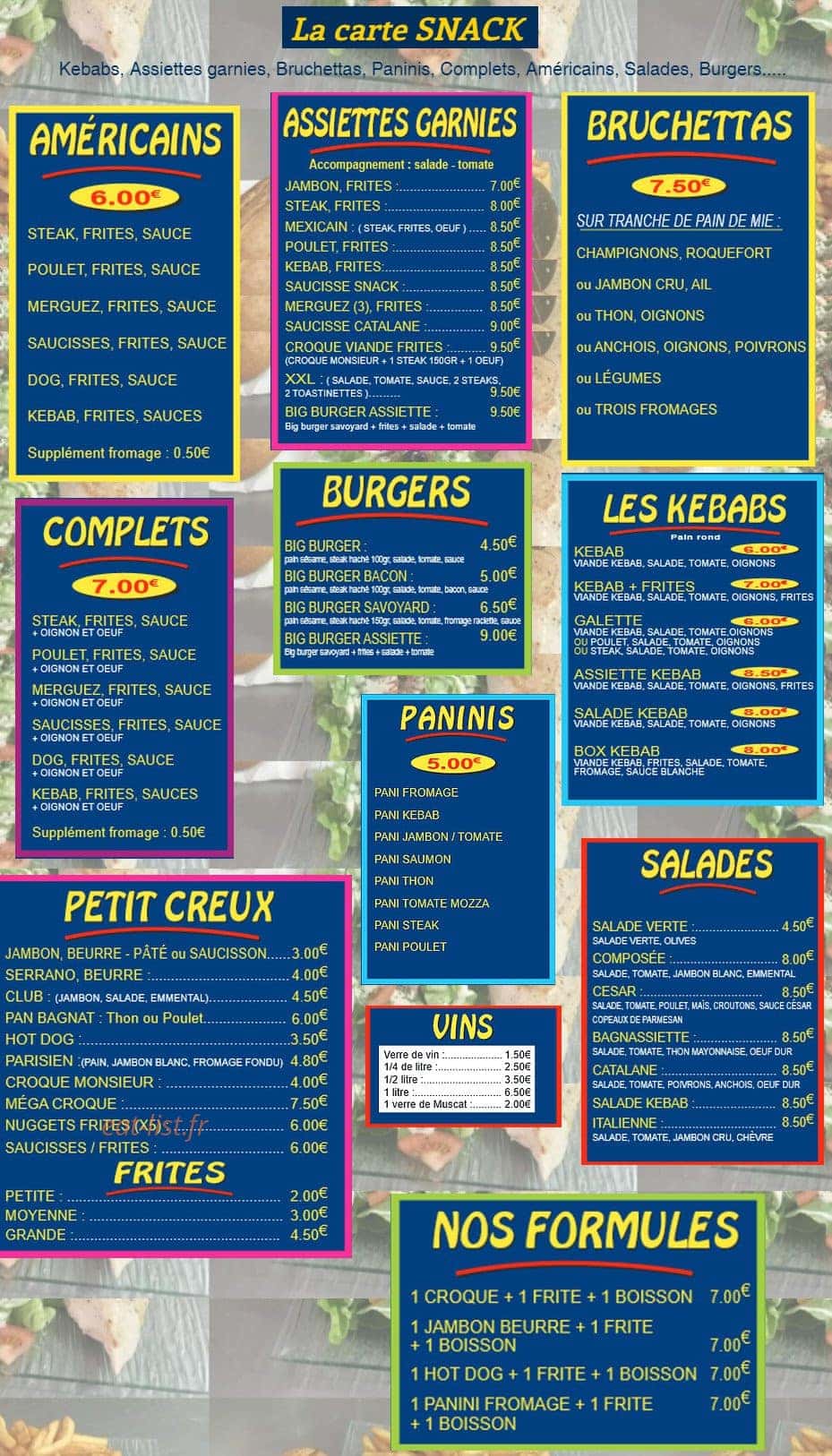 Tic-Tac — carte page 1