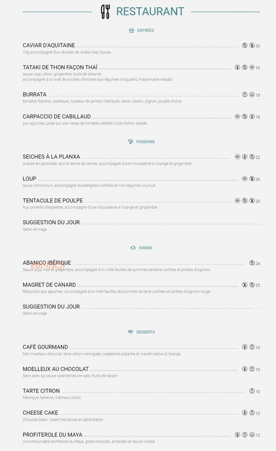 Le Maya Club — carte page 8