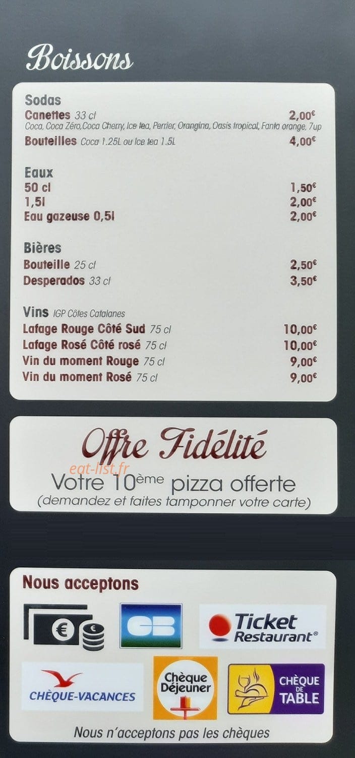 Le Piccalilli — carte page 1