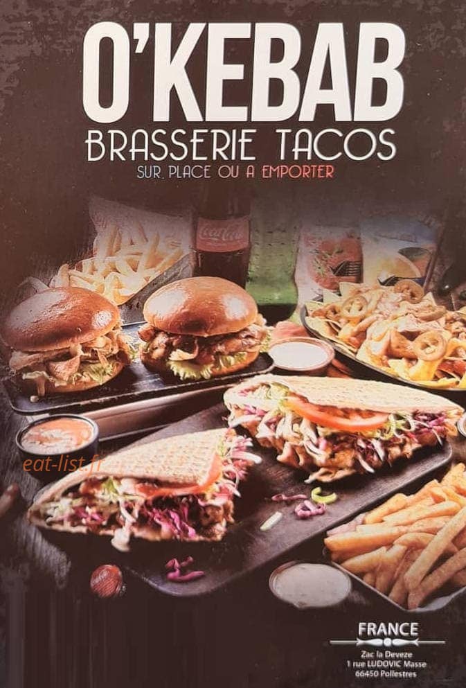 O' kebab — carte page 1