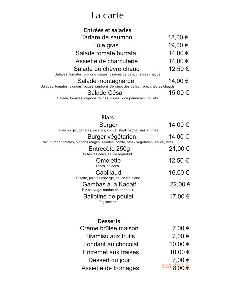 Chez Miro — carte page 3