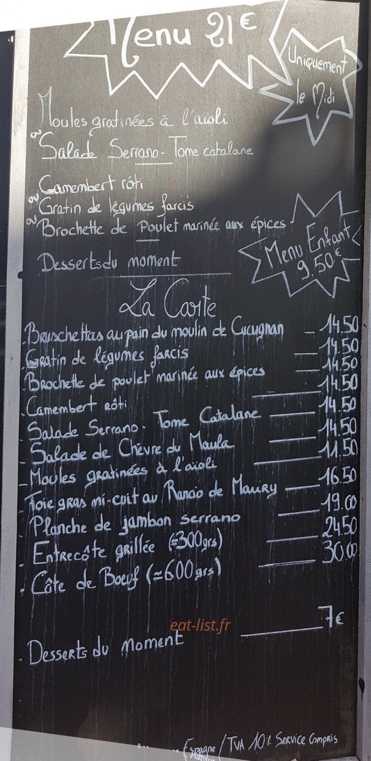 Le Pichenouille à Maury - menu et photos