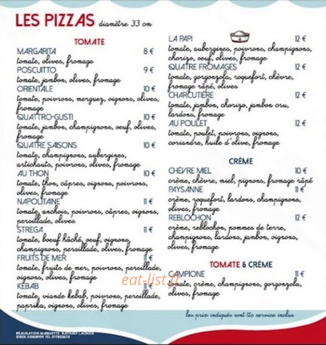 Chez Papi Au Port — carte page 2