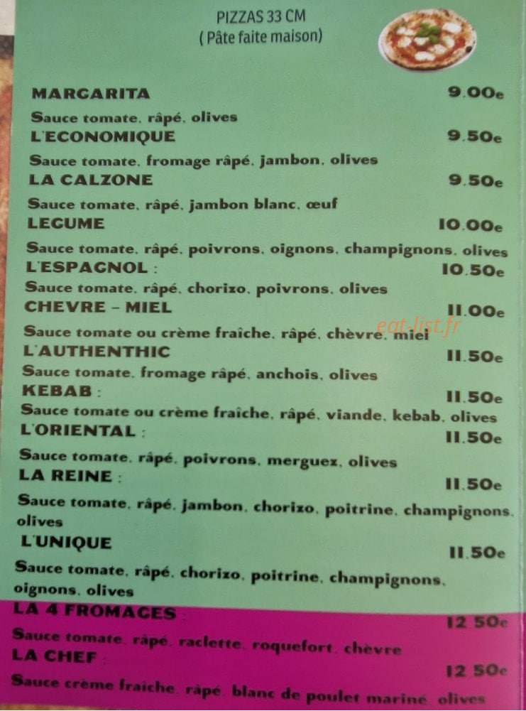 Family Snack — carte page 3