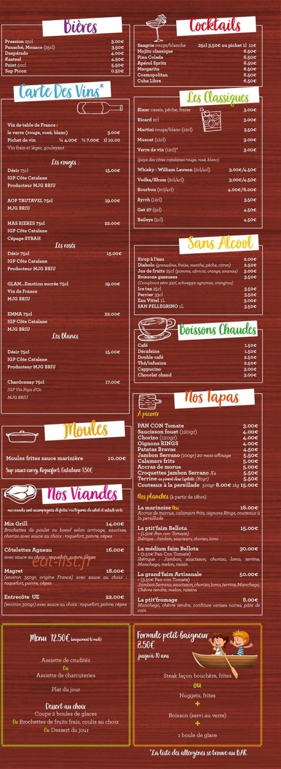 Fête comme chez vous — carte page 2