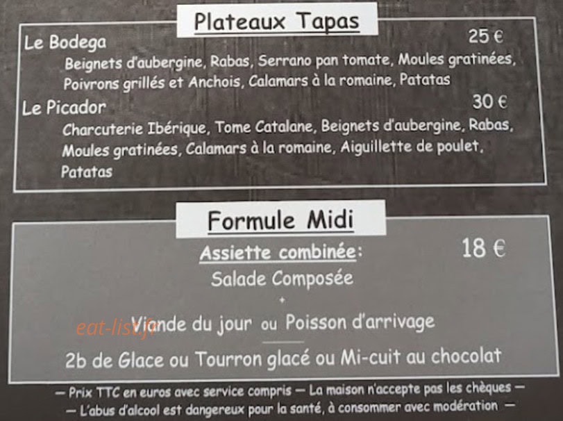 Kuta Café — carte page 2