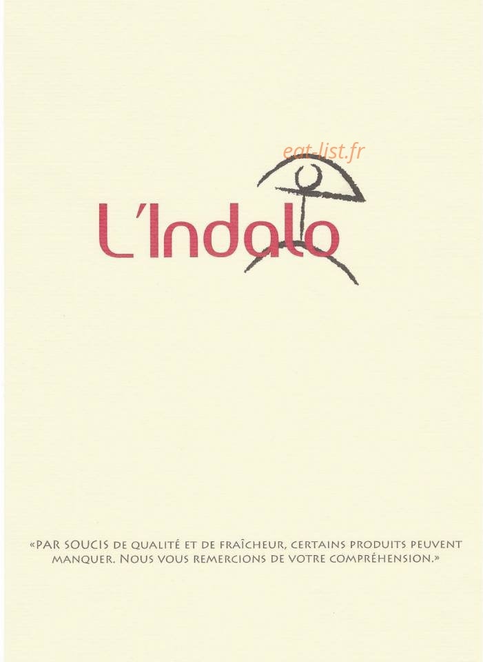 L'Indalo — carte page 1